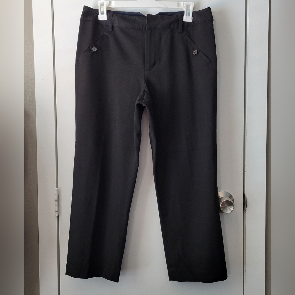 Nine West black capri dress pants